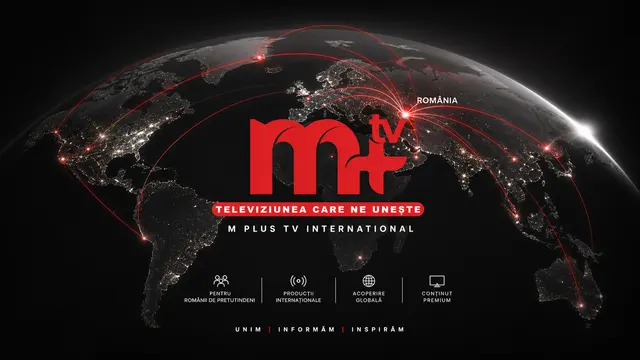 Animate the Provided M Plus TV International Key Visual As